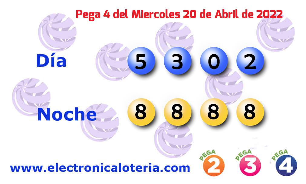 Pega 4 del Miércoles 20 de Abril de 2022