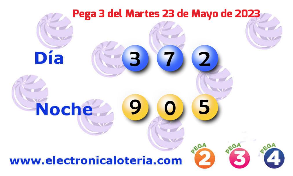 Pega 3 del Martes 23 de Mayo de 2023