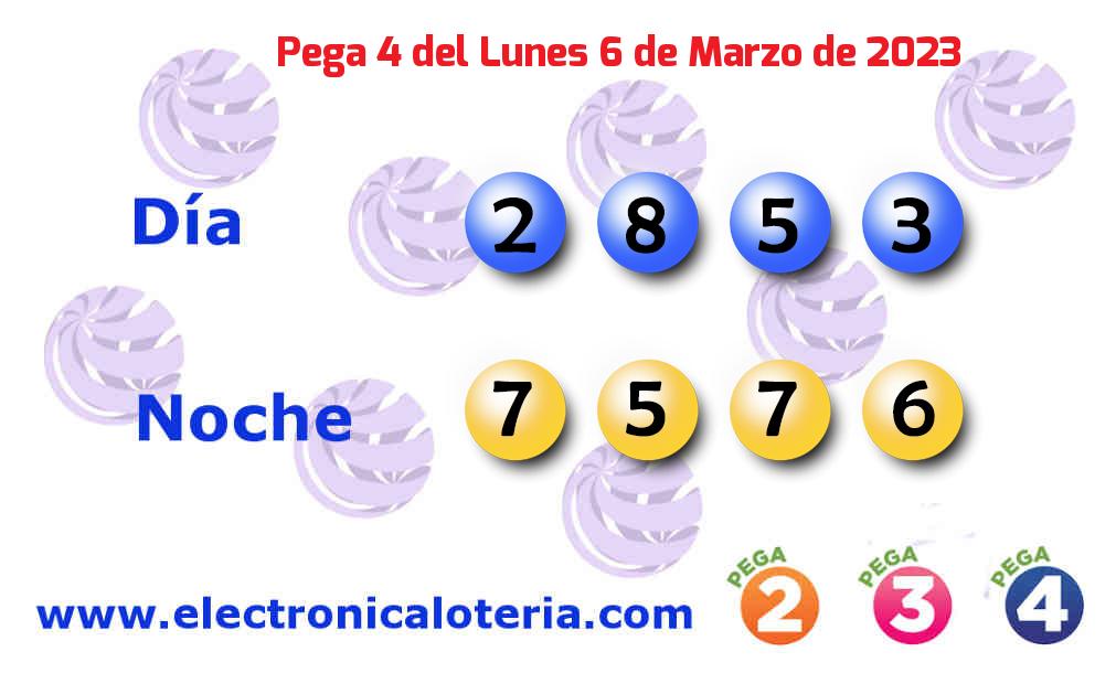 Pega 4 del Lunes 6 de Marzo de 2023