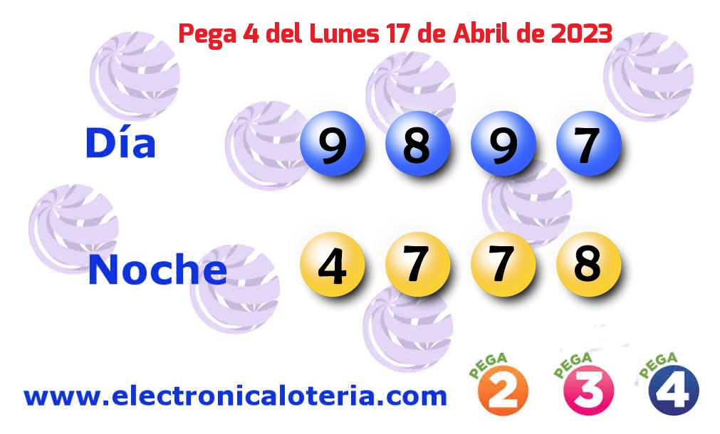 Pega 4 del Lunes 17 de Abril de 2023