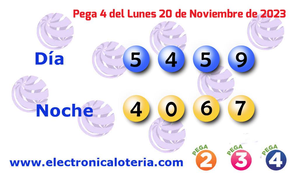 Pega 4 del Lunes 20 de Noviembre de 2023