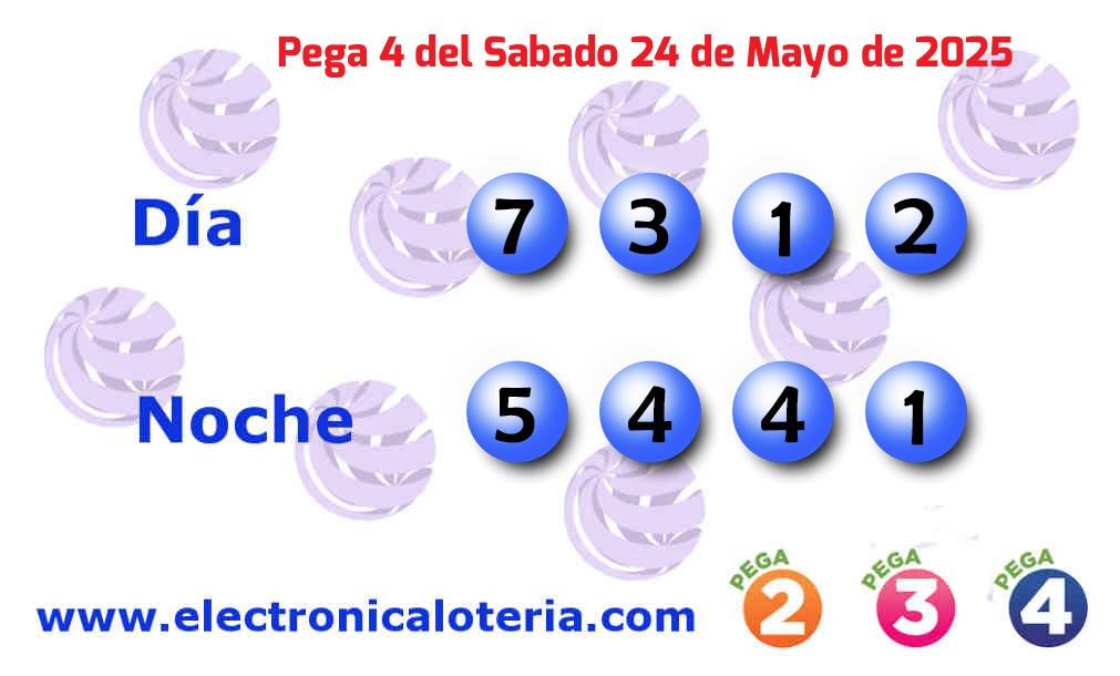 Pega 4 noche del Sábado 24 de Mayo de 2025