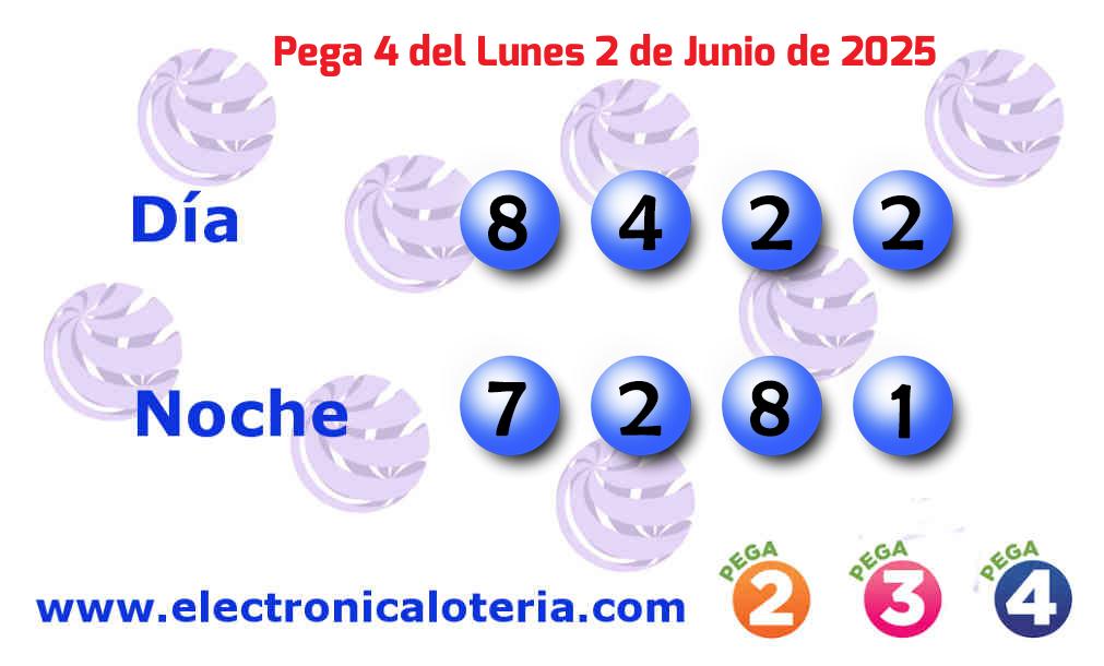 Pega 4 noche del Lunes 2 de Junio de 2025