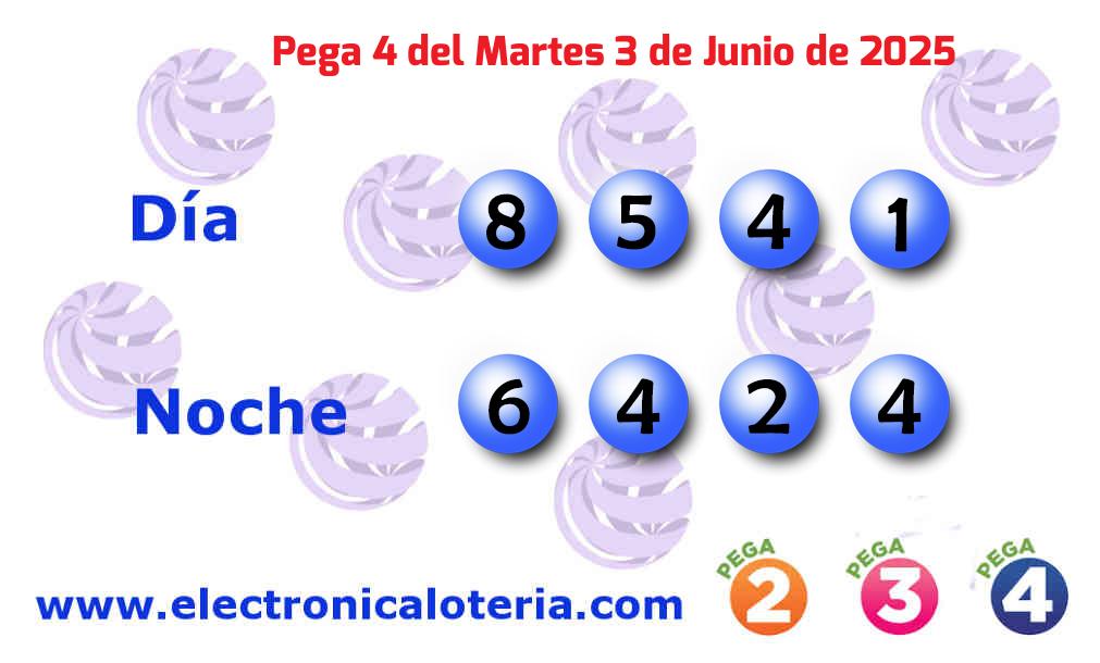 Pega 4 noche del Martes 3 de Junio de 2025